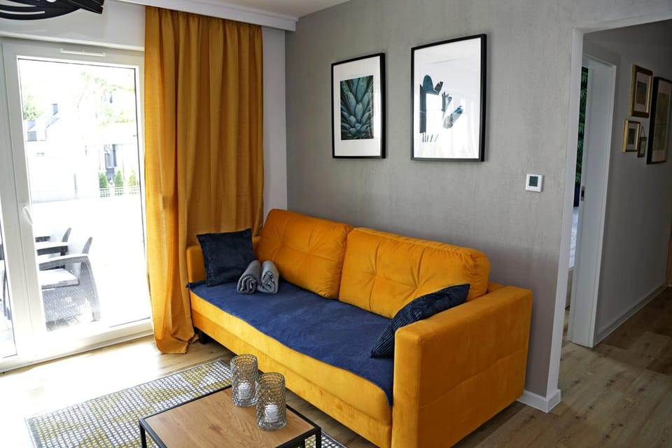 Chill&Sun Yellow Apartment in West Pomeranian Voivodeship, Poland