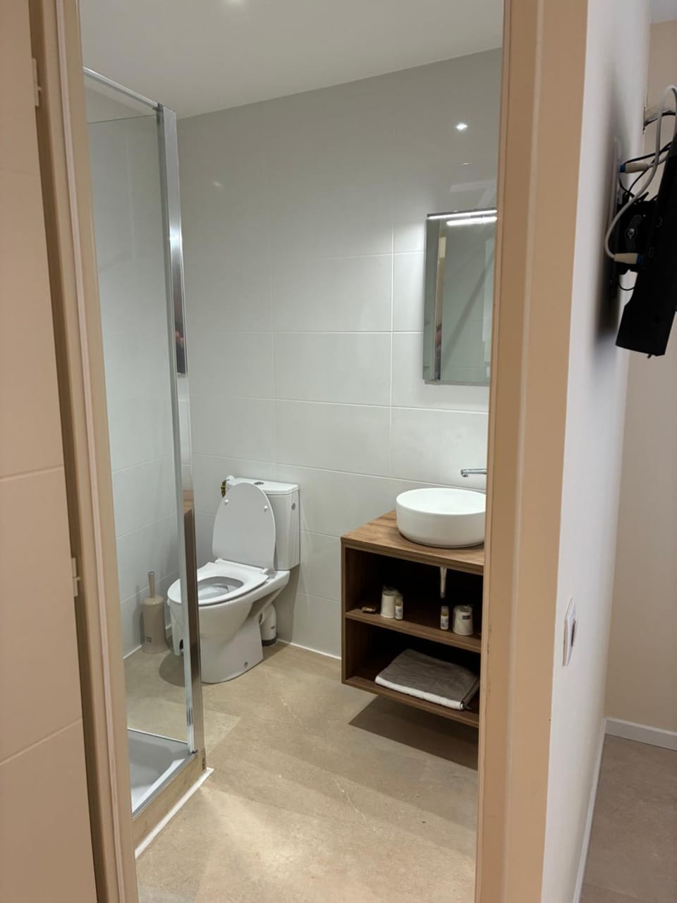 Shower, Toilet, Bathroom, towels