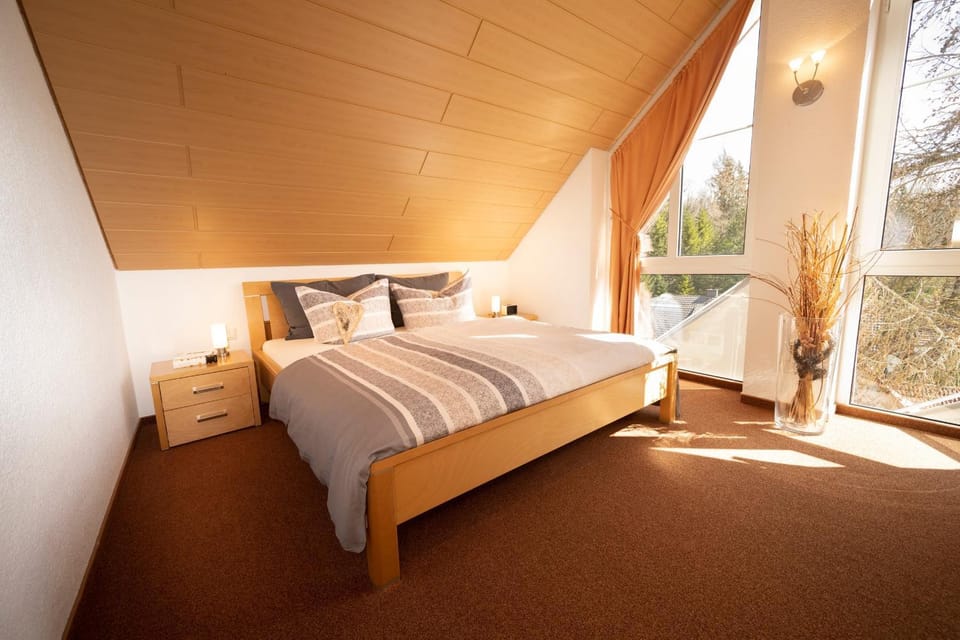 Property building, Living room, Bedroom