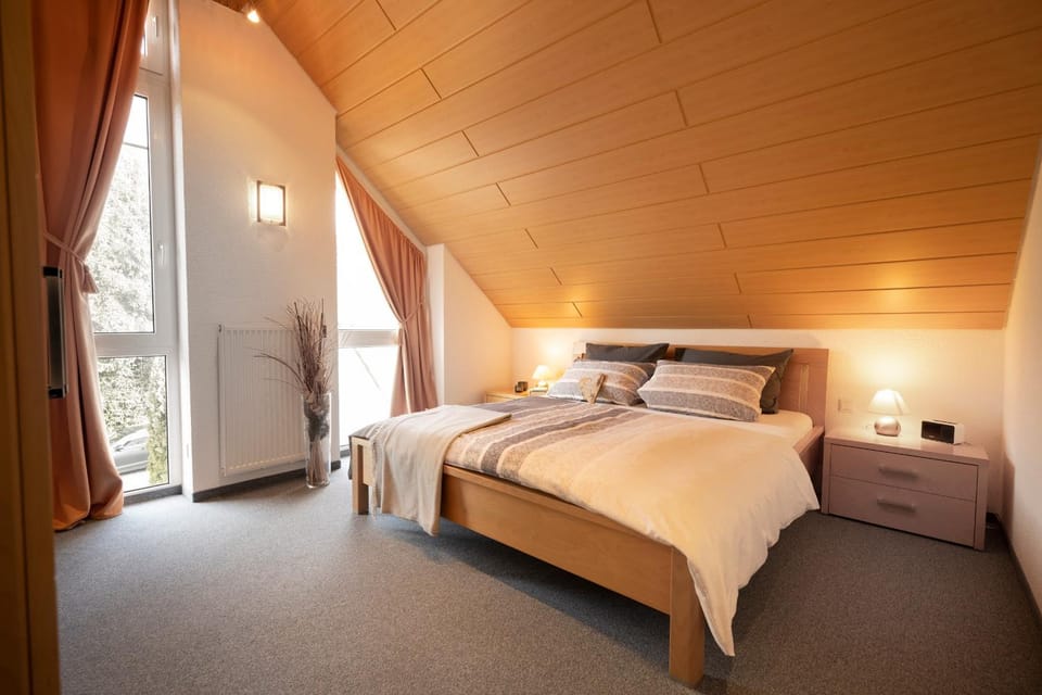 Property building, Living room, Bedroom