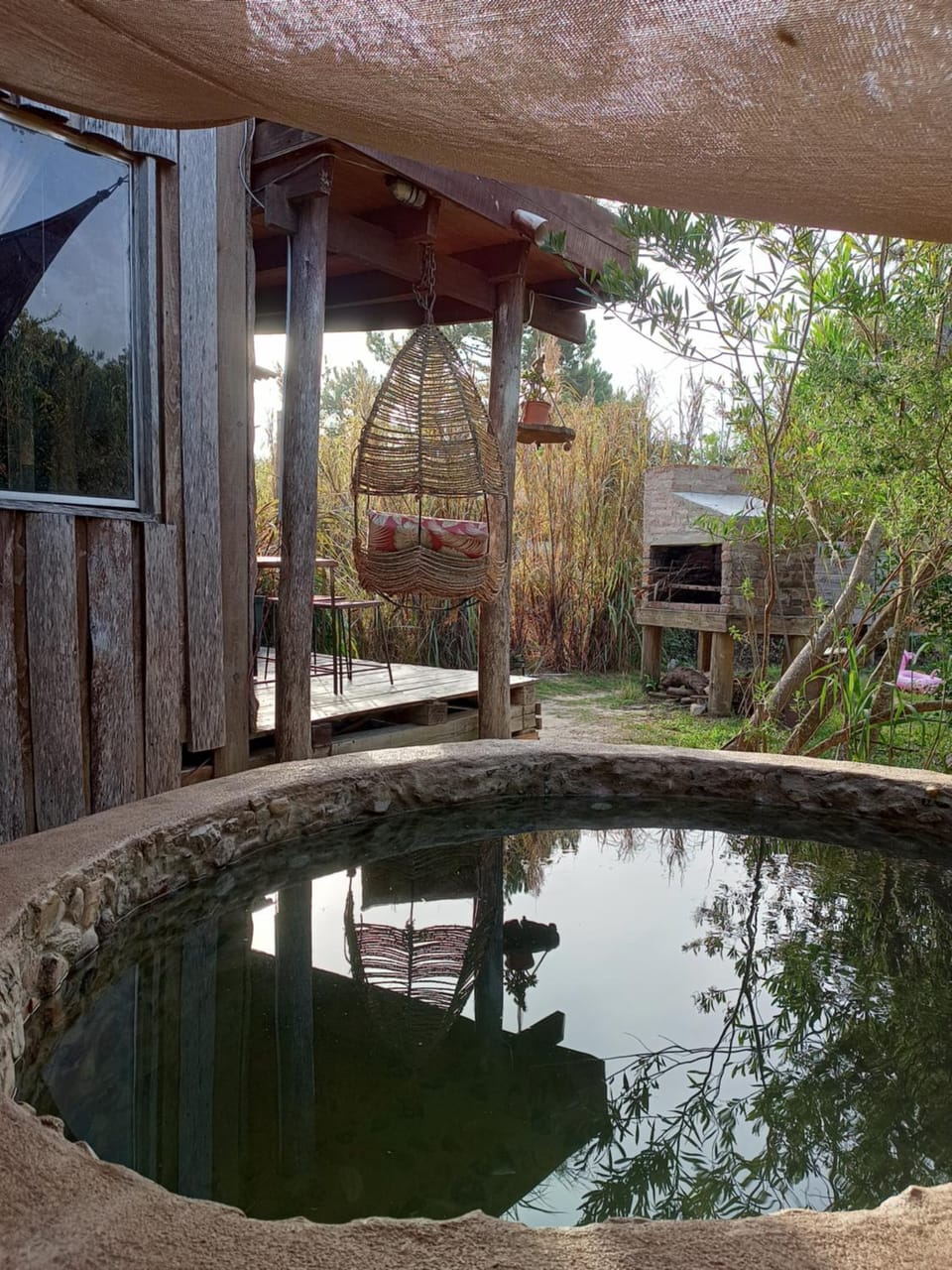 Day, Natural landscape, Garden, Garden view, Pool view, Swimming pool, Swimming pool