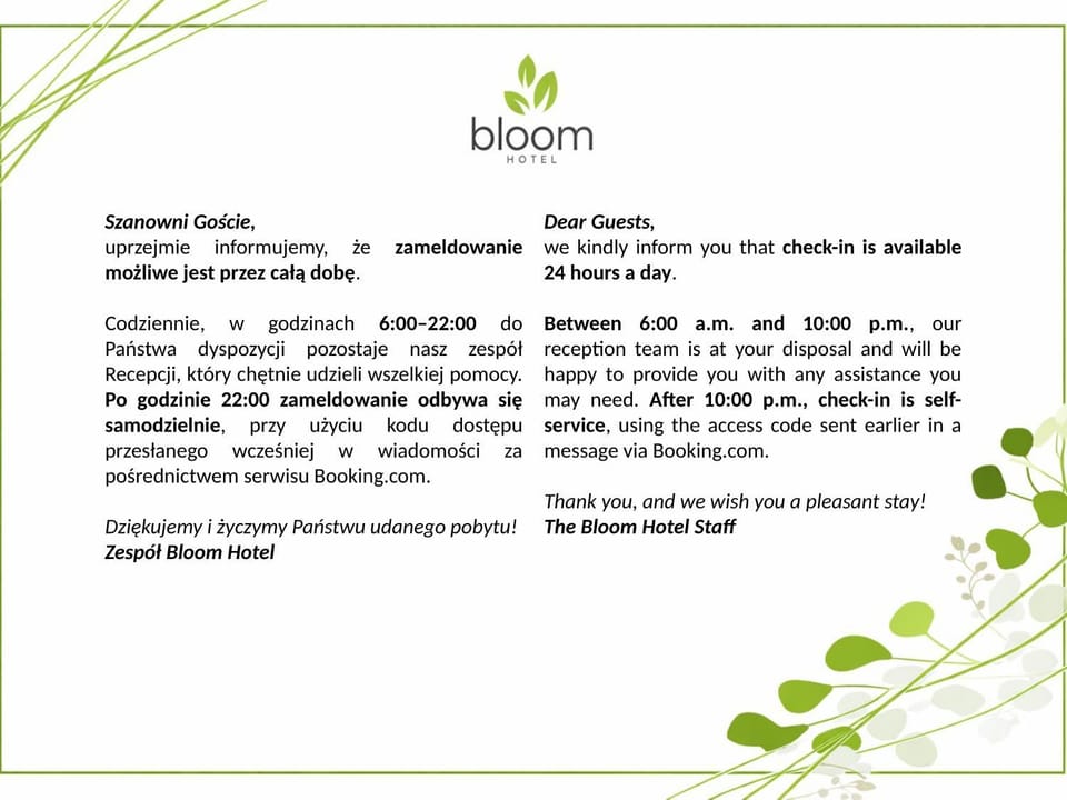 Bloom Hotel Airport Okęcie Hotel in Warsaw