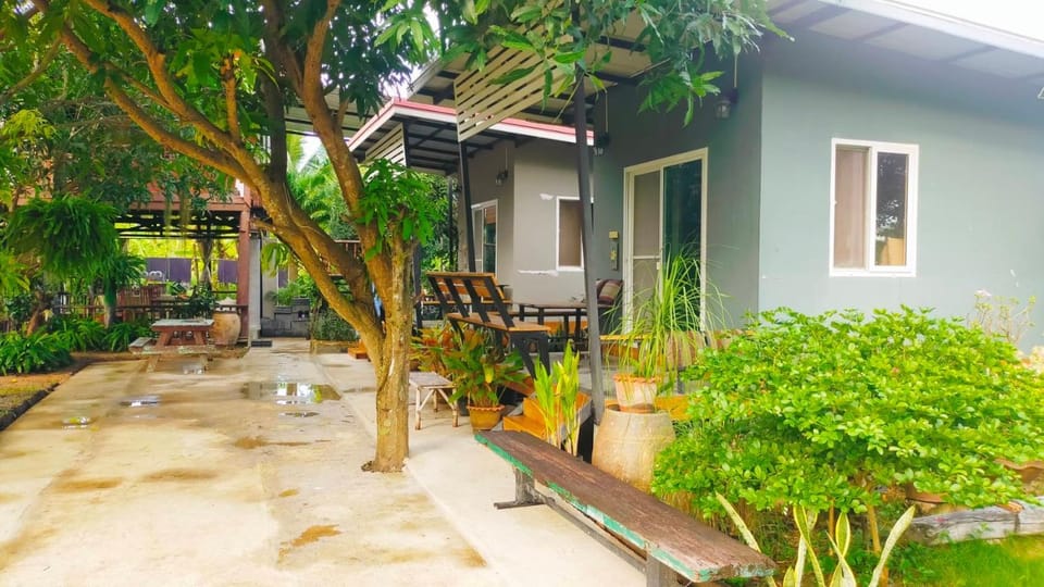 Property building, Garden, Garden view