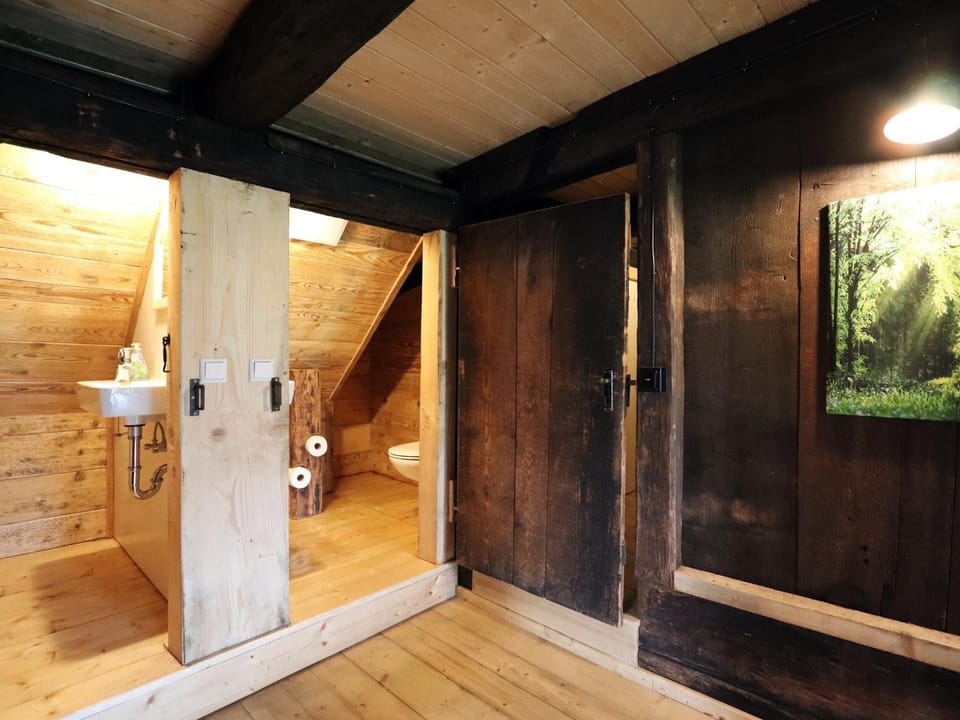 Property building, Bathroom, Living room