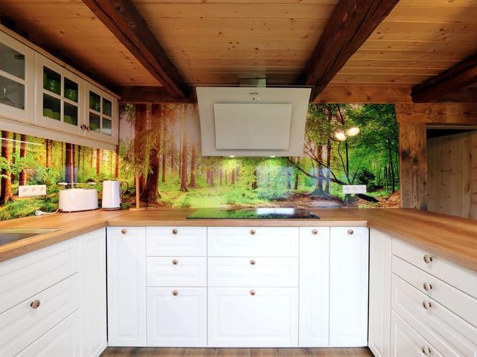 Kitchen or kitchenette, Living room