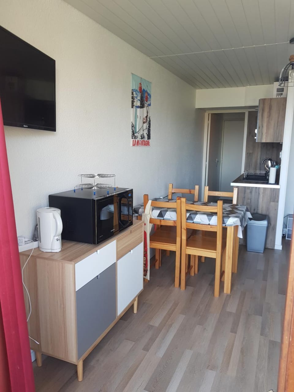 Studio 4 personnes au pied des pistes. Le Corbier Apartment in Villarembert