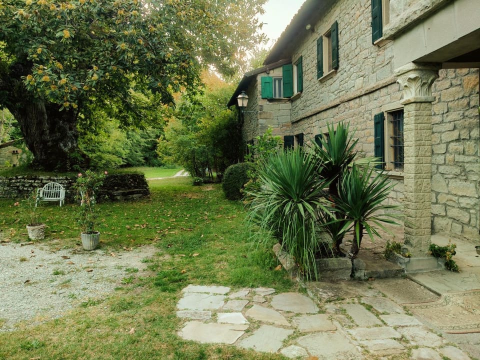 Property building, Garden view