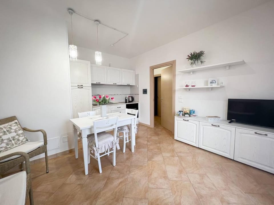 TV and multimedia, Kitchen or kitchenette, Living room, Photo of the whole room, Dining area, oven, stove