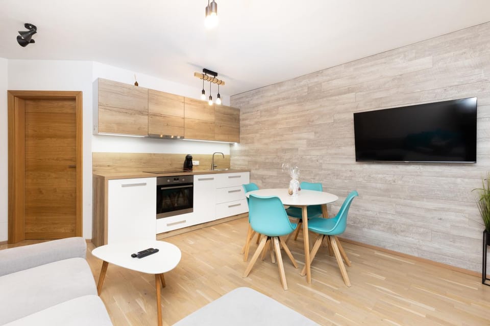 Living room, kitchen