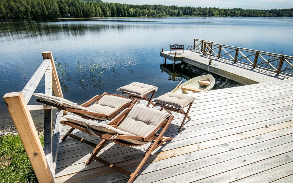 Hugsnäset Semesterstugor och Fiske House in Sweden