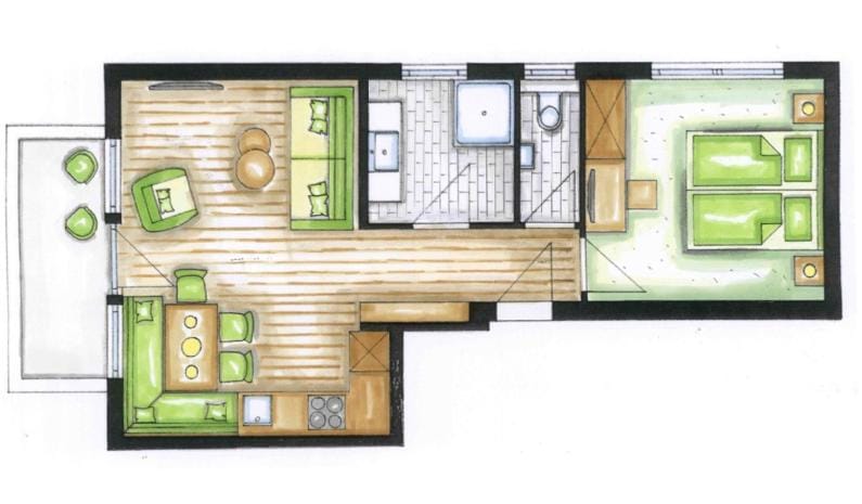Property building, Staff, Photo of the whole room, Floor plan