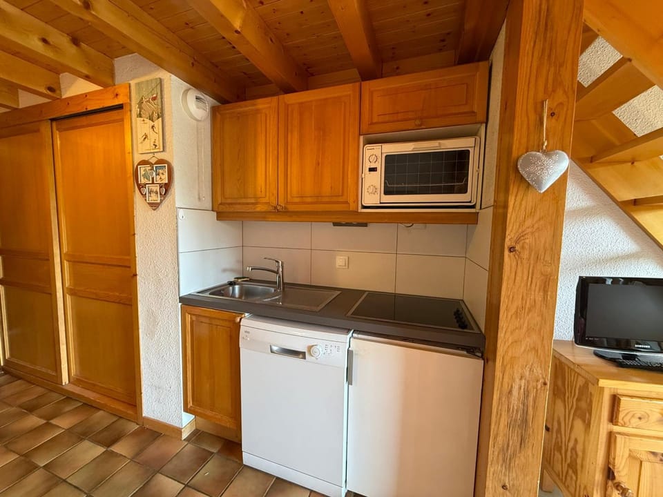Appartement Sud, 8 pers, 44m², panoramique pistes - FR-1-293-317 Apartment in Haute-Savoie