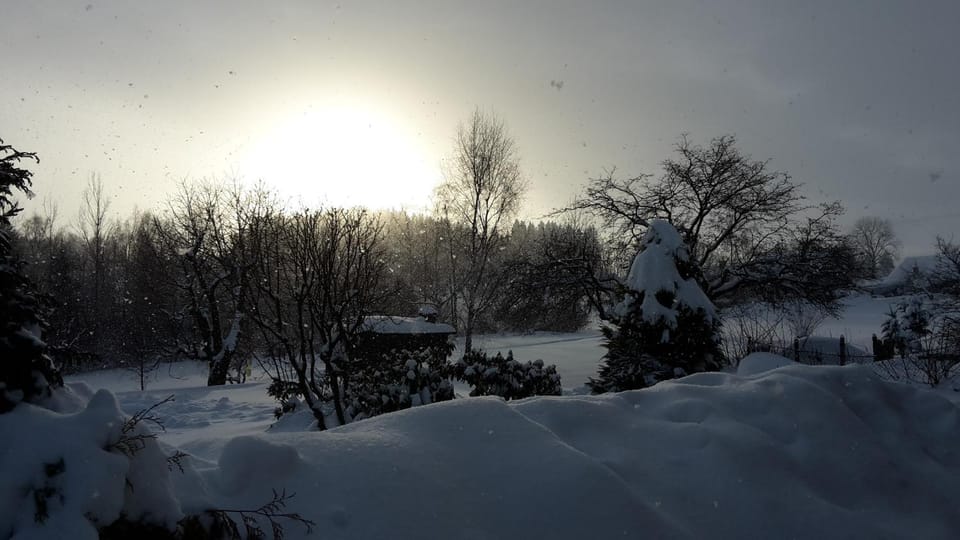 Property building, Off site, Natural landscape, Winter