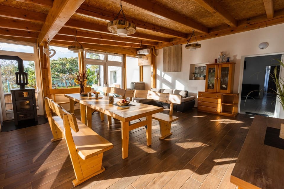 Living room, Dining area, flat iron