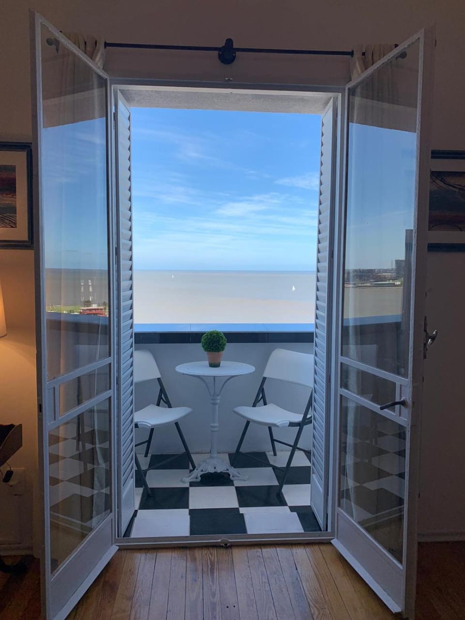 Patio, Natural landscape, View (from property/room), Balcony/Terrace, Dining area, Sea view