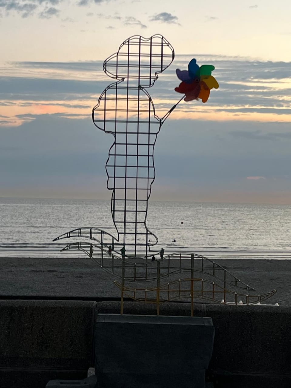 Beach, Sea view, Sunset