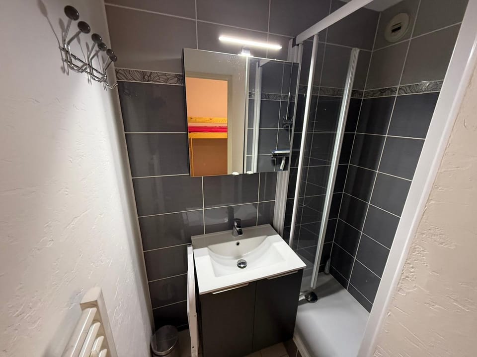Studio cabine 4 pers avec balcon aux Adrets-Prapoutel - FR-1-557-54 Cabin in Auvergne-Rhône-Alpes