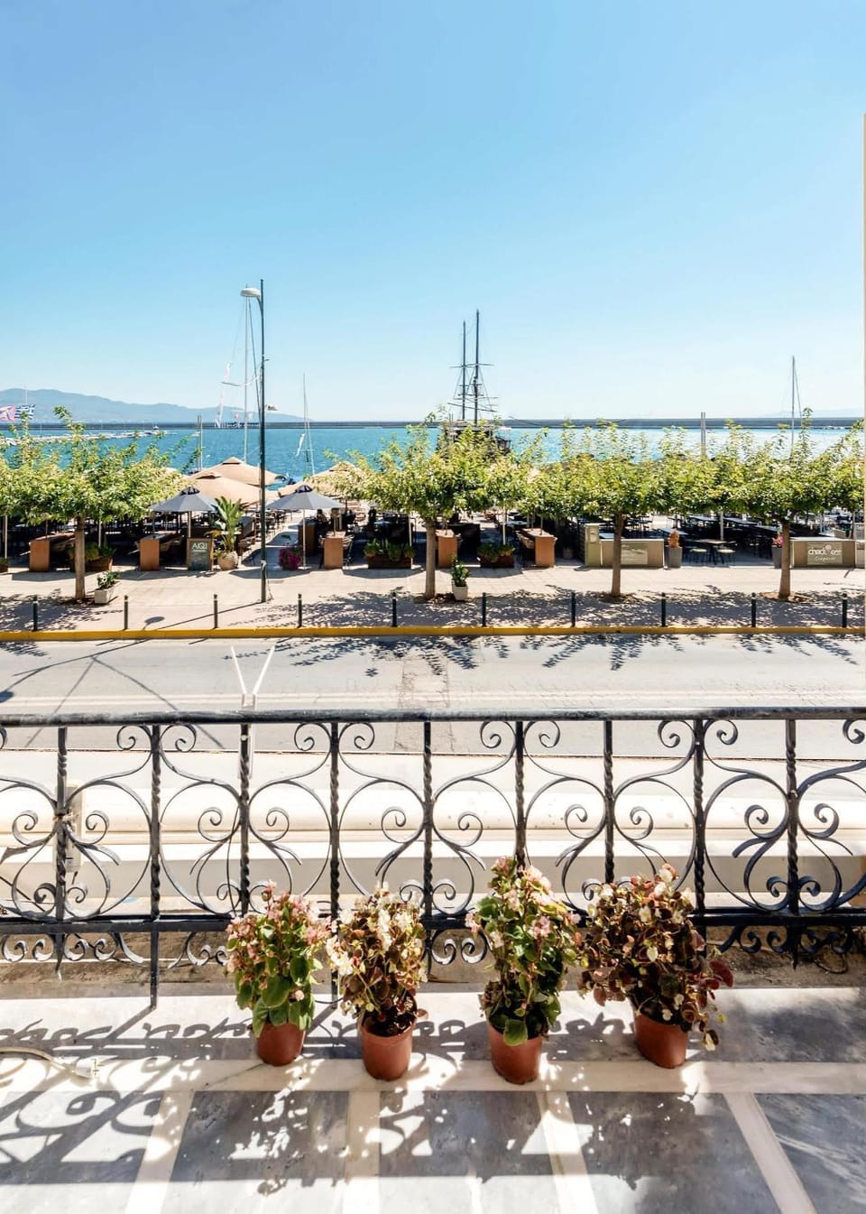 Natural landscape, View (from property/room), Balcony/Terrace, Sea view