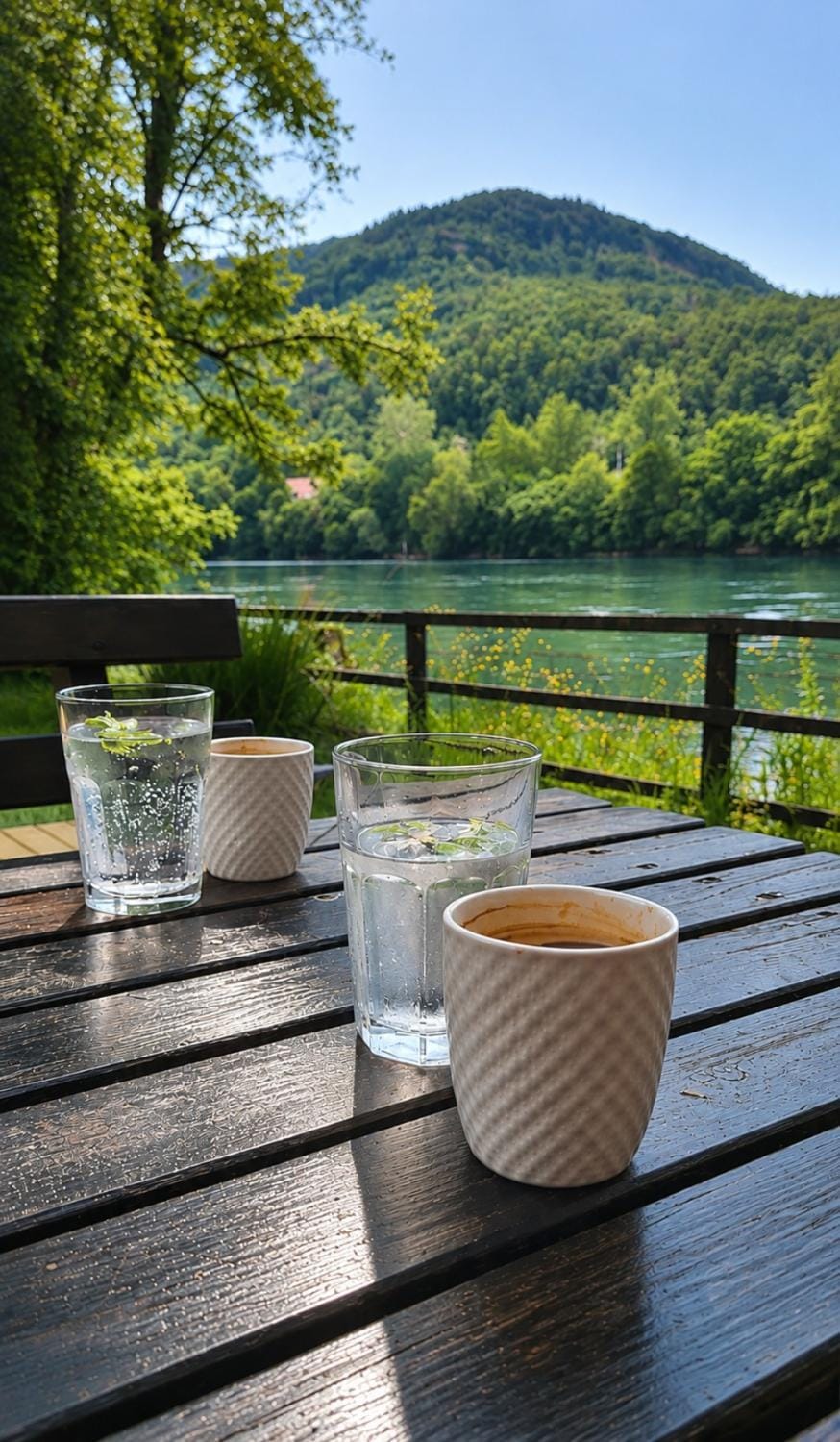Natural landscape, River view, Drinks