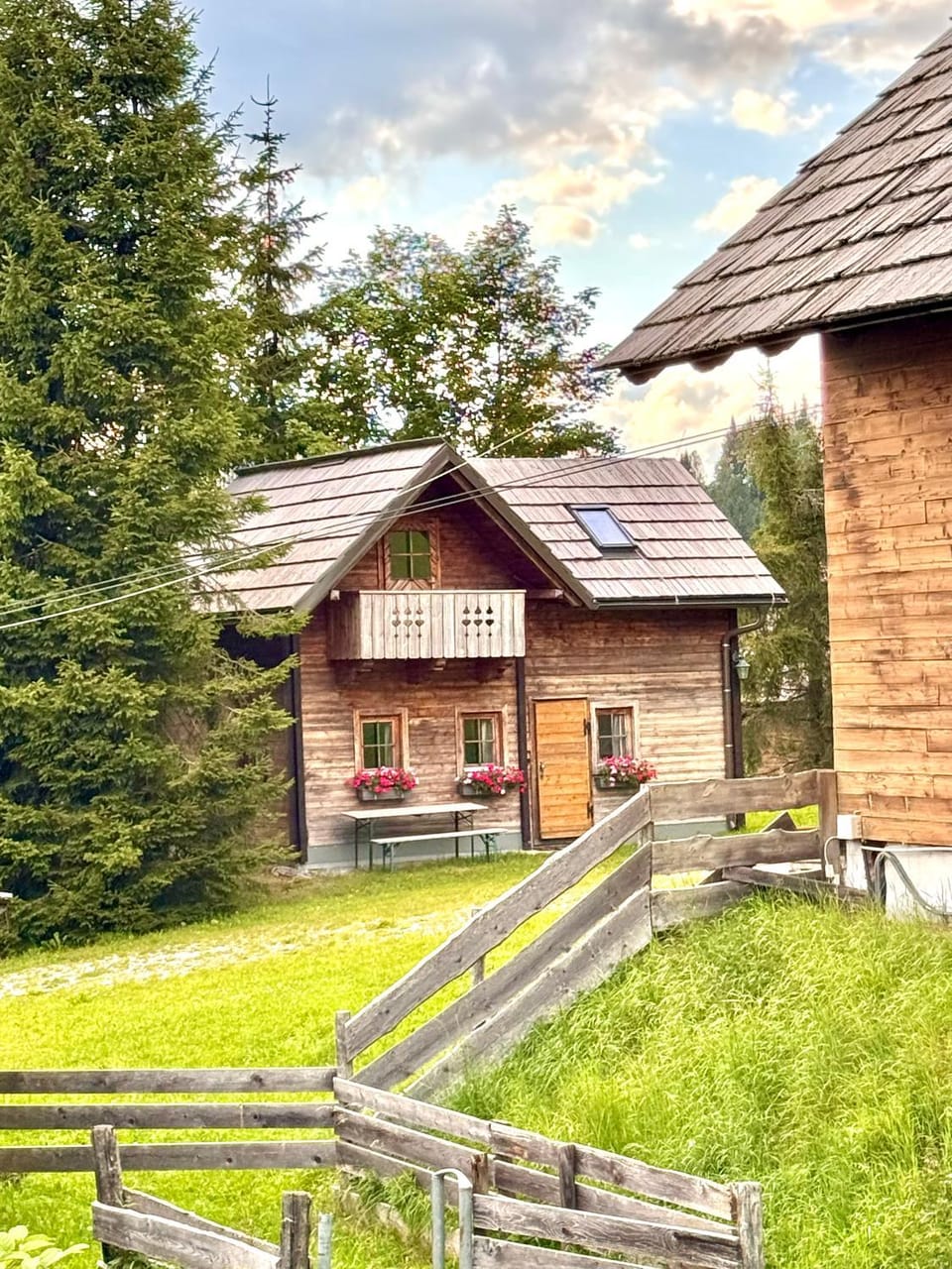 Property building, Garden view