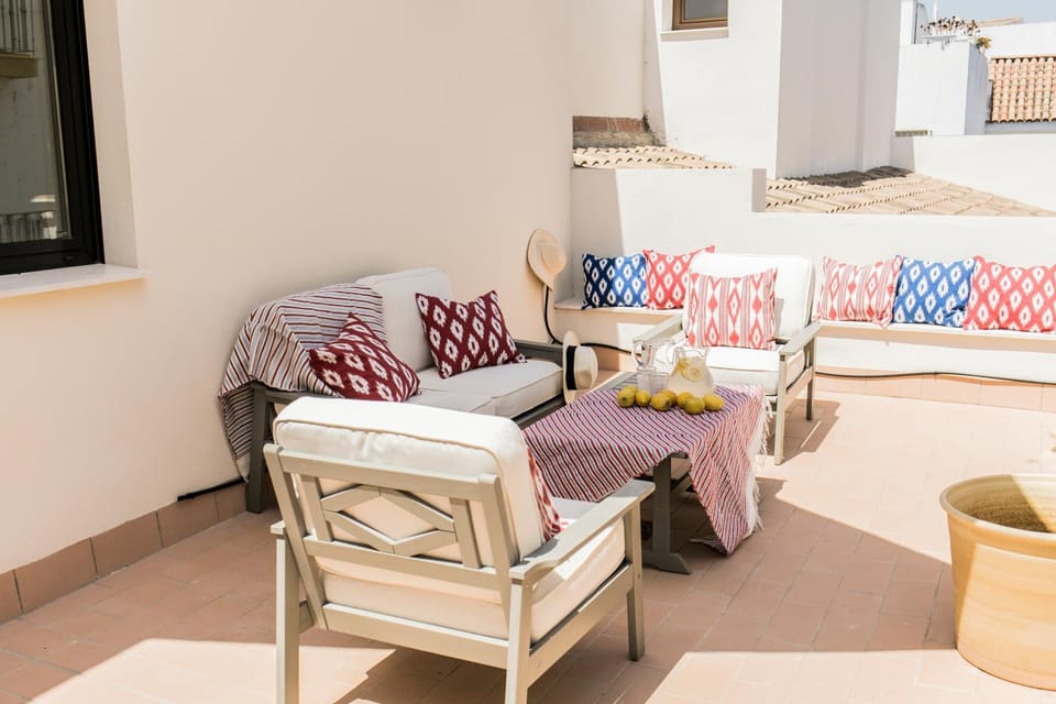 Patio, View (from property/room), Balcony/Terrace, Seating area, Area and facilities