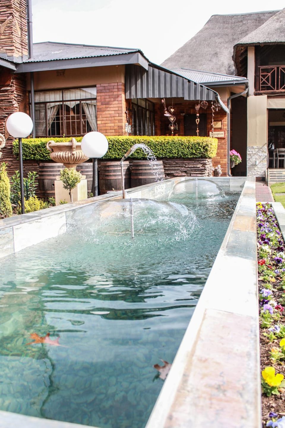 Property building, Garden view