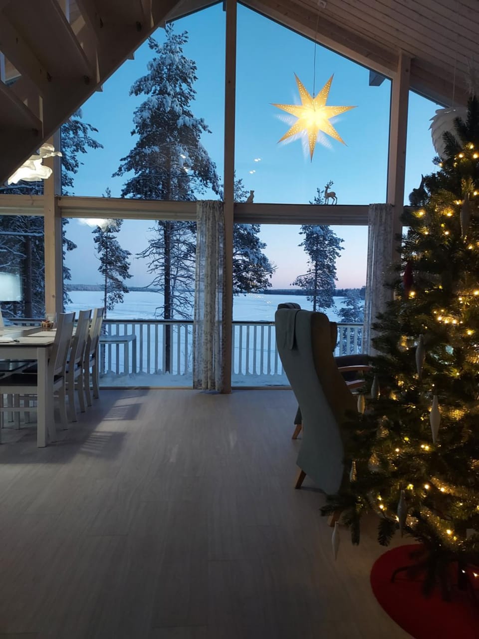 Natural landscape, Winter, View (from property/room), Lake view