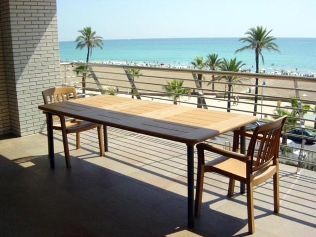 Natural landscape, View (from property/room), Balcony/Terrace, Beach, Sea view