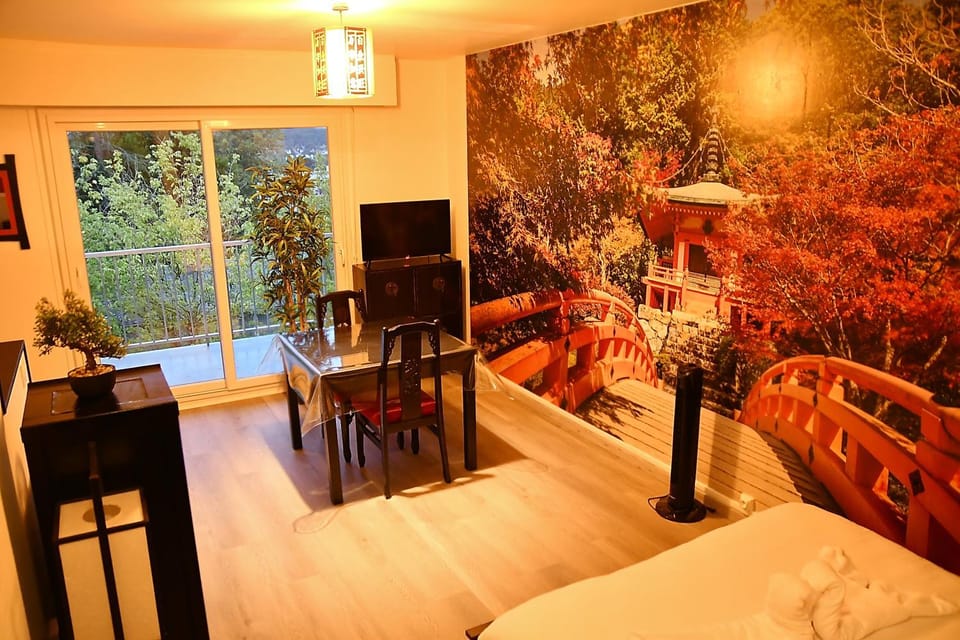 F1 entier Cosy style ASIATIQUE Montgeron, Proche Paris Apartment in Île-de-France