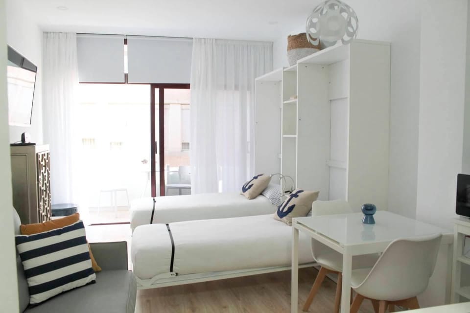 Bed, Living room, Bedroom