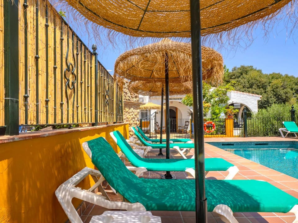 Pool view, sunbed