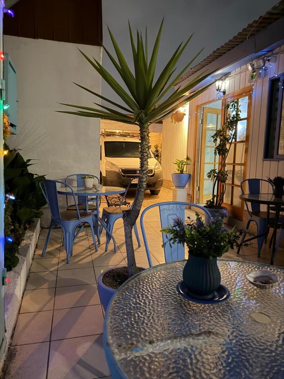 Patio, Night, Balcony/Terrace