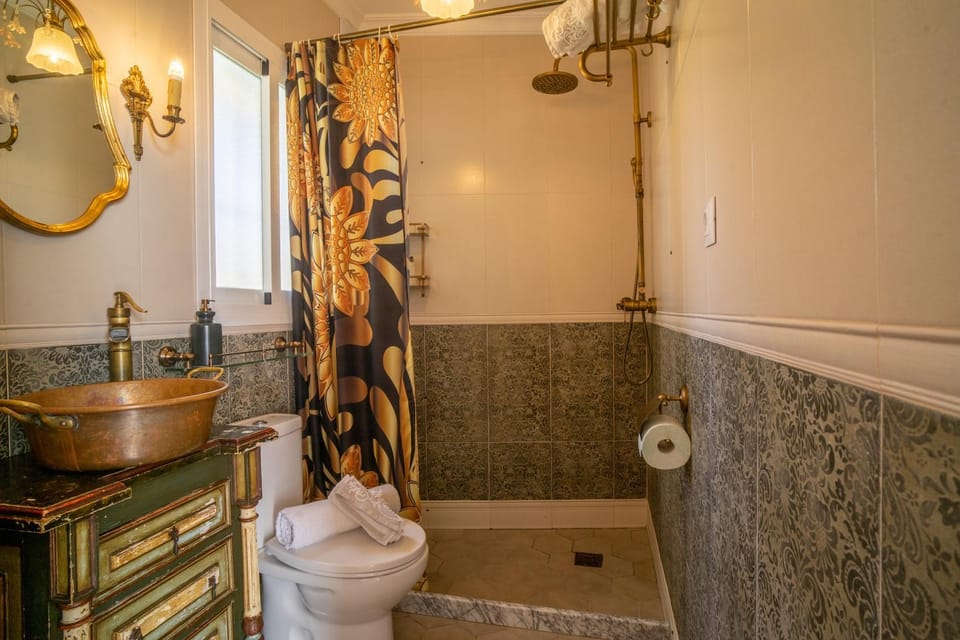 Shower, Toilet, Bathroom, towels