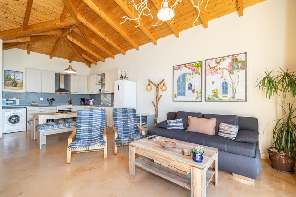 Living room, kitchen