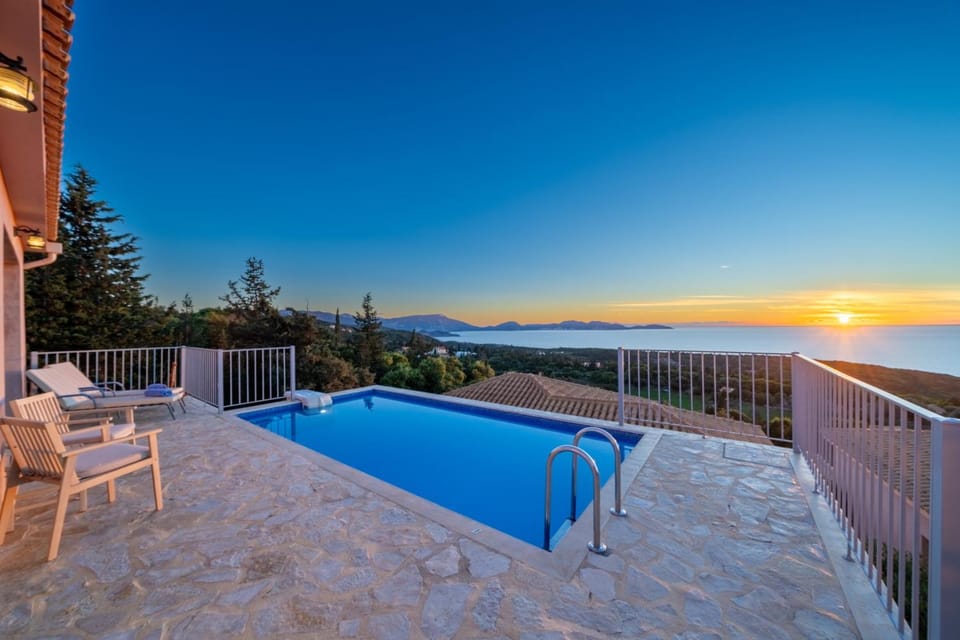 Sea view, Swimming pool, Sunset