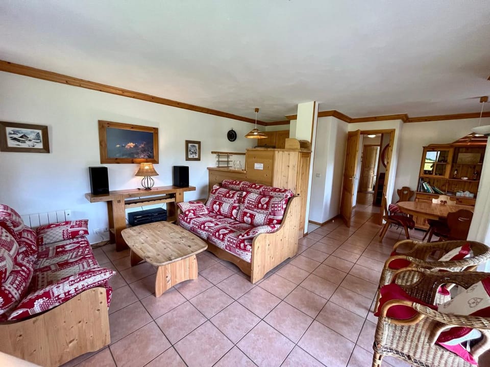 Appartement ski aux pieds, 2 chambres, terrasse et parking couvert - La Clusaz - FR-1-459-49 Apartment in La Clusaz