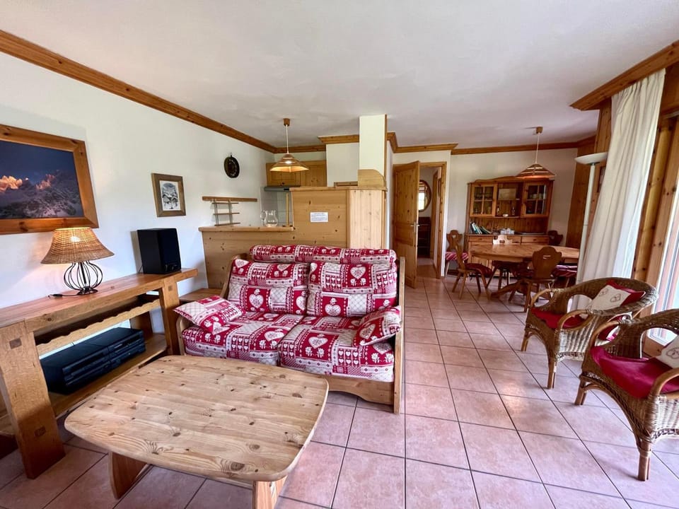 Appartement ski aux pieds, 2 chambres, terrasse et parking couvert - La Clusaz - FR-1-459-49 Apartment in La Clusaz