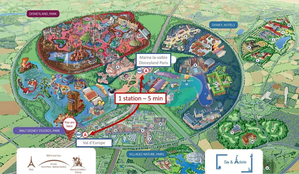 Apartment Virtuose - Disneyland Paris 5min - Train station 250m Apartment in Île-de-France