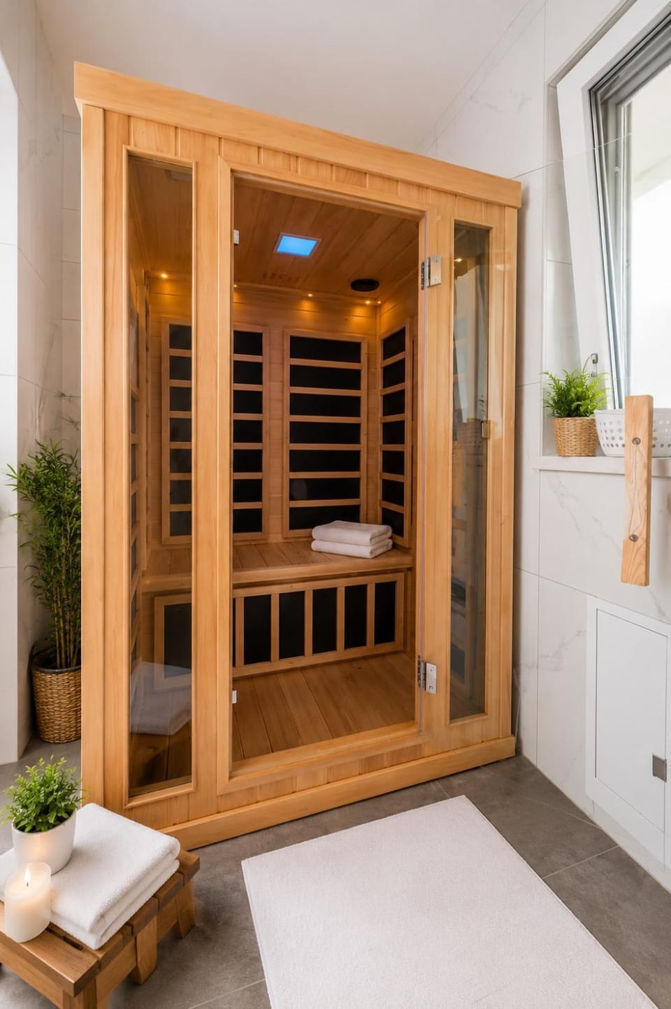 Shower, Spa and wellness centre/facilities, towels, towels