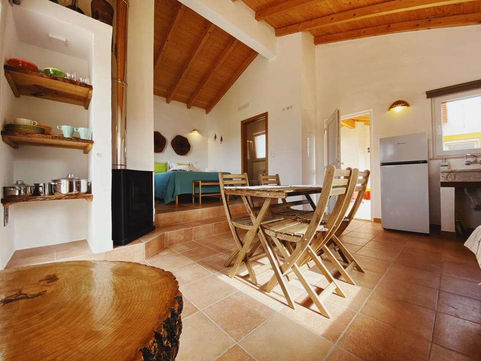 Kitchen or kitchenette, Living room, Dining area