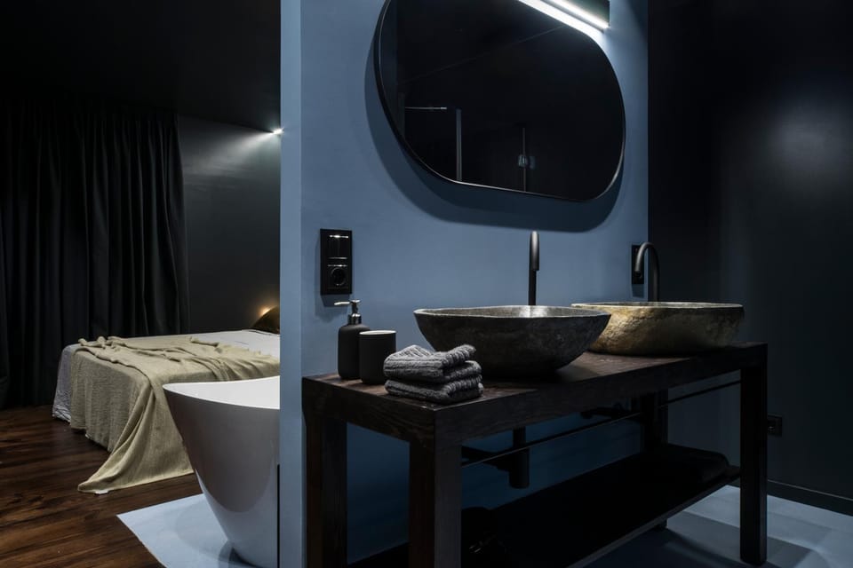 Bed, Bathroom, Bedroom, Bath