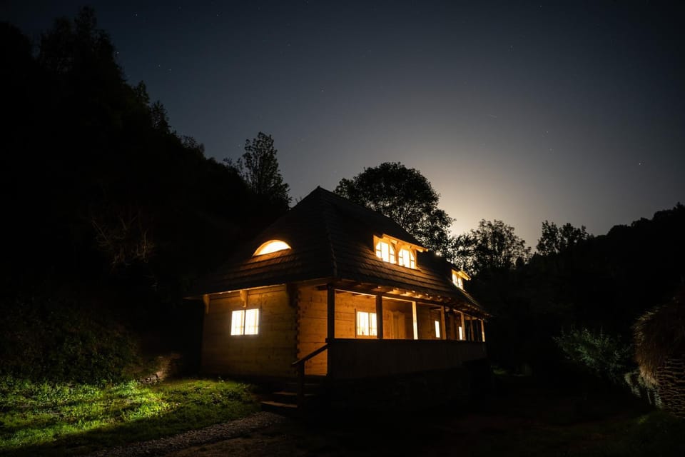 Property building, Night, Evening entertainment