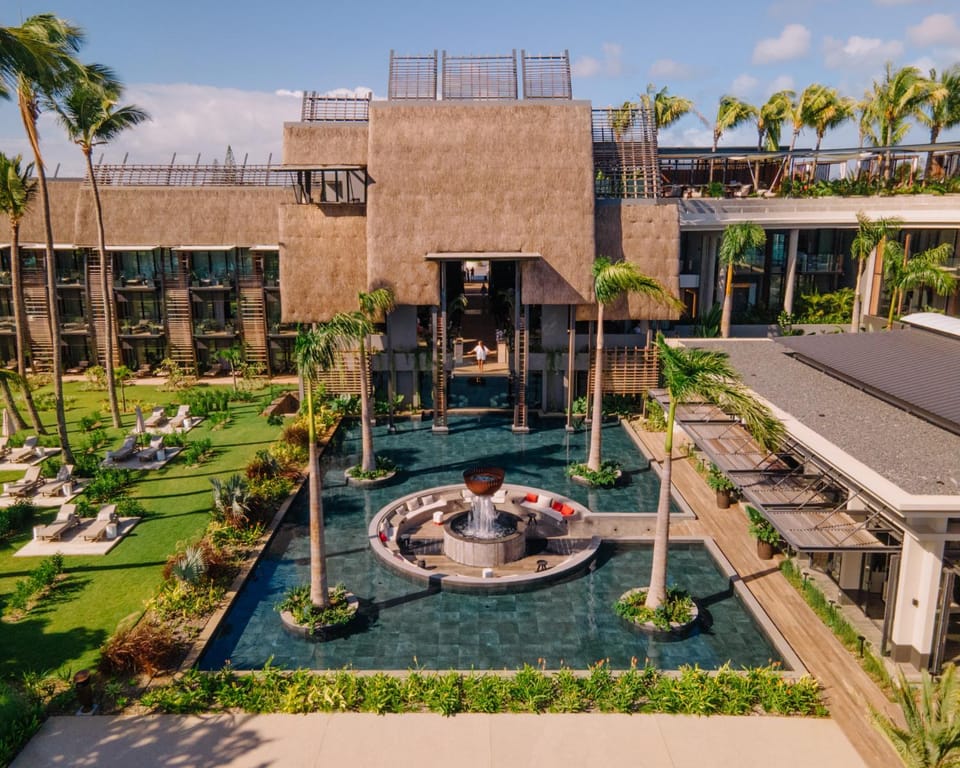 Property building, Garden view