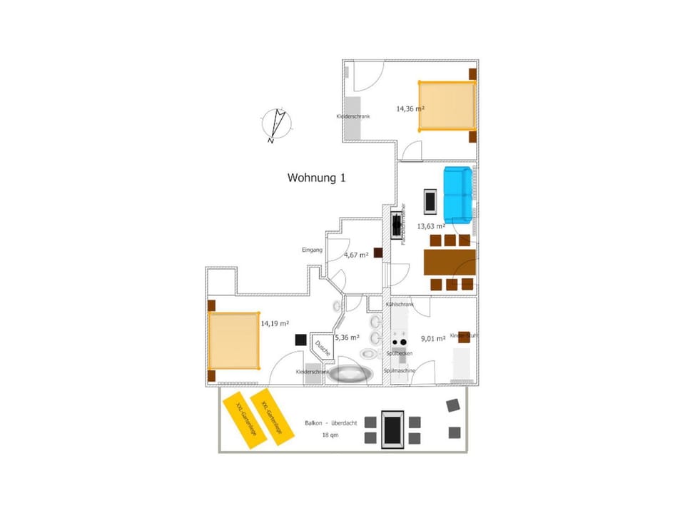 Property building, Floor plan