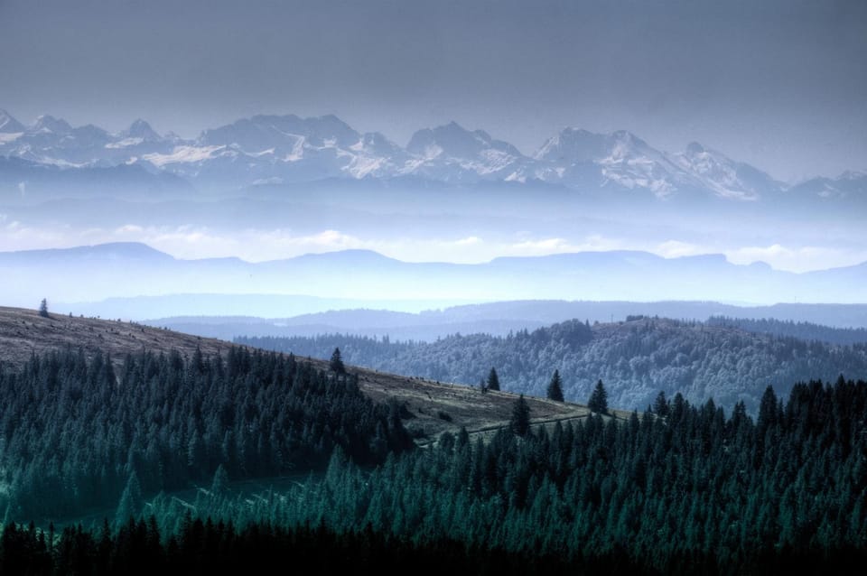 Natural landscape, Hiking, Mountain view