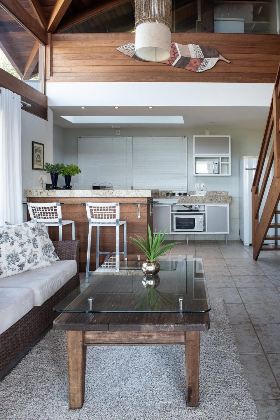 Kitchen or kitchenette, Living room