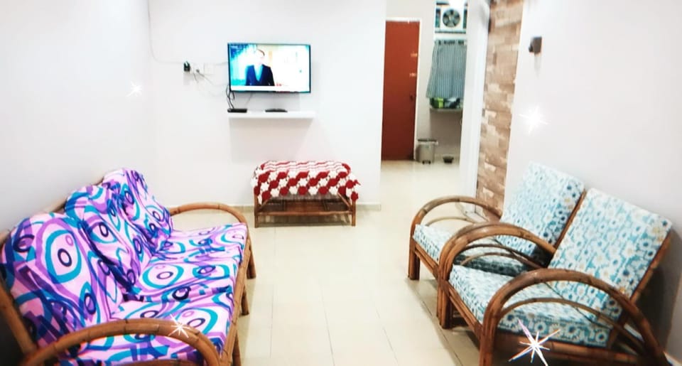 Living room, air conditioner
