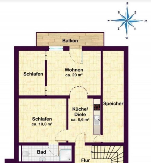 Ferienwohnung Emilia mit Bergblick (Westen) Apartment in Ruhpolding
