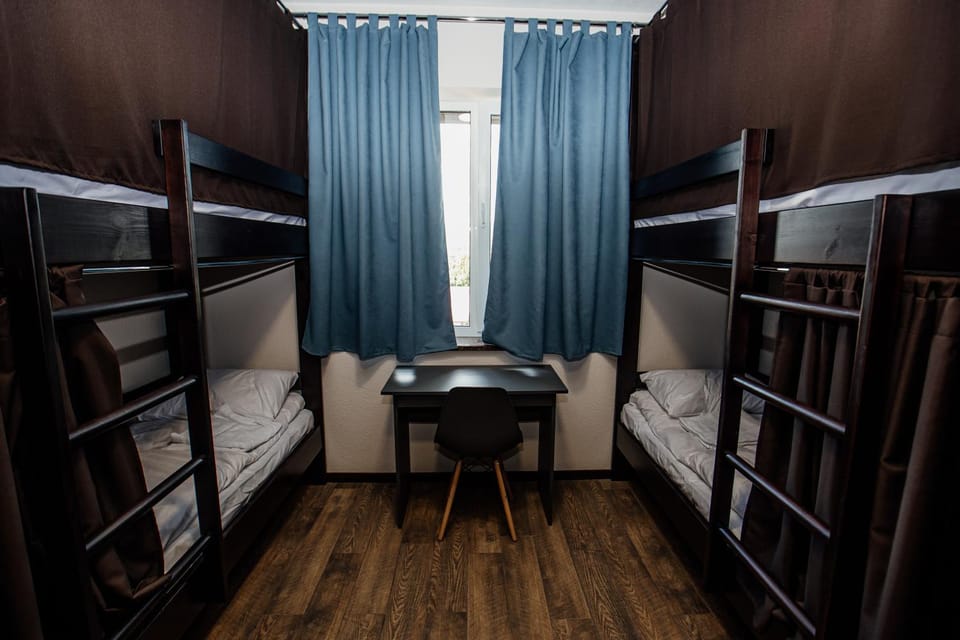 Photo of the whole room, bunk bed