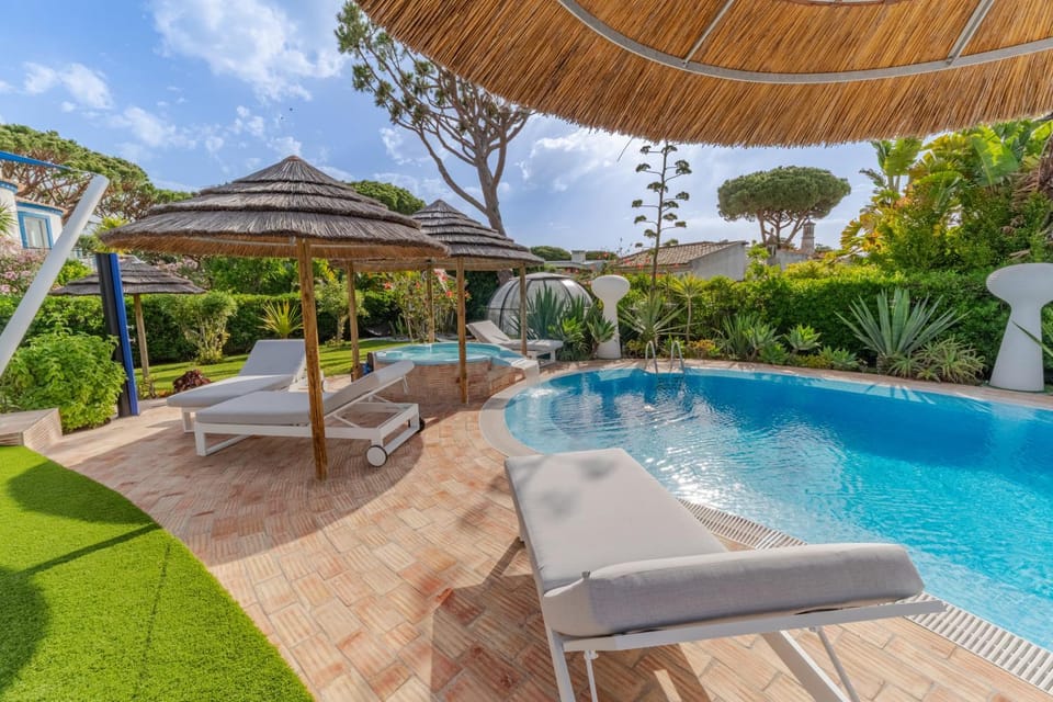 Patio, Pool view